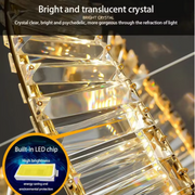 Luigi Crystal Chandelier Gold