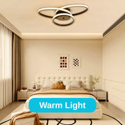 LED chandelier with remote control ecaterina 59W, braided cold/hot/black neutral black