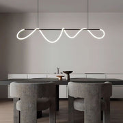 LED Chandelier with Remote Control Divino, 24W, Dimmable, 4000K, Black