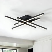 LED Chandelier with Remote Control Aroldo 80W Dimmable Black