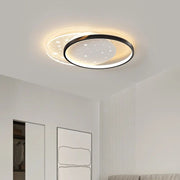 LED Lust with Lunaro metering remote control, 110W, 2 circles, cold/hot/neutral light, unstable, black