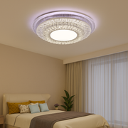 LED chandelier with Miralux Krysola remote control, 96W, cold/hot/RGB light, black, black
