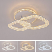 Asgard LED Chandelier Remote Control, Dimmable, White, Crystals