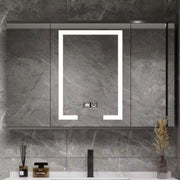 Bathroom Furniture Set 80x50cm 3 Pieces Grey White