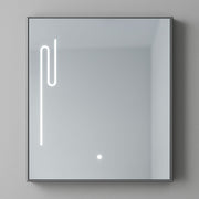 Bathroom Furniture Set 60x40cm 3 Pieces Grey White