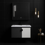 Bathroom Furniture Set 60x40cm 3 Pieces Grey White