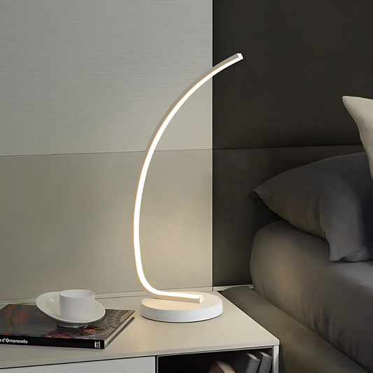 LED Veioza Nemesis, 10W, Cold/Warm/Neutral Light, Metal and Acrylic, White