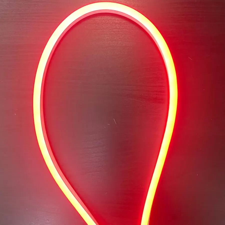 Neon Flex Orange SMD2835 220V 9x15mm IP65