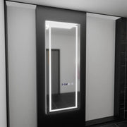 Rectangular LED mirror, 60x150cm, Alessia Marcello Radar Sensor, Demister System, Clock & Thermometer, Dimabila, Dressing Couture