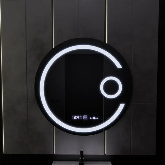 Mirror LED Round 60cm Visio MotionGlow Marcello System Defrosting Clock & Thermometer Dimable Cosmetics