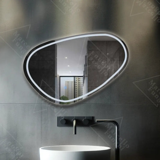 LED mirror, 80x45cm, Disegno Touch Marcello, Demister System, Dimmable