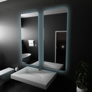 Rectangular LED mirror 60x150cm Marcello Touch Dressing Quarzo