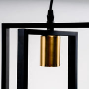 Archer Pendant 4x E27 Black