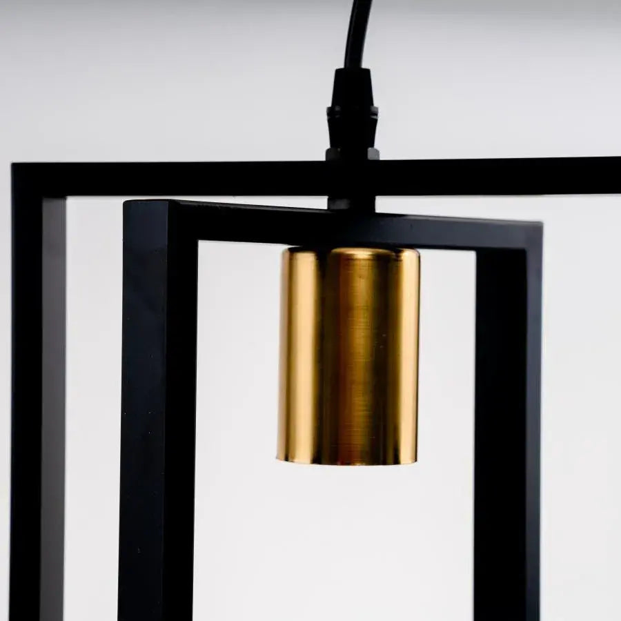 Archer Pendant 4x E27 Black