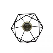 Diamond Shape Chandelier, STRUKTUR, 3xE27, Black, Metal