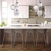 Luna Pendant, 3*E27, Black, Metal, 8932/3