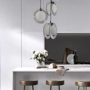 Luna Pendant, 3*E27, Black, Metal, 8932/3