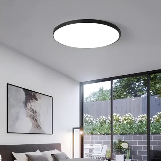 SOLIS LED ceiling light 27cm 20W Cold Light Black