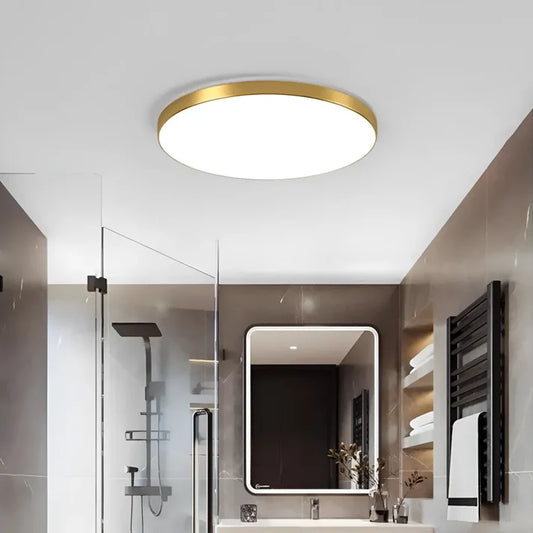 SOLIS LED ceiling light 27cm 20W Cold Light Gold