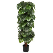 Artificial Monstera deliciosa Plant, without Pot, 140cm Green