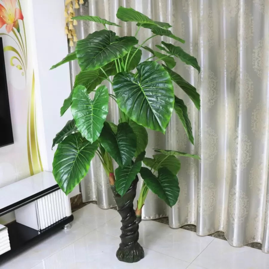 Artificial Alocasia odora Plant, without Pot, 150cm Green
