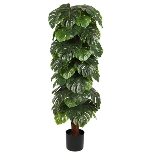Artificial Monstera deliciosa Plant, without Pot, 180cm Green