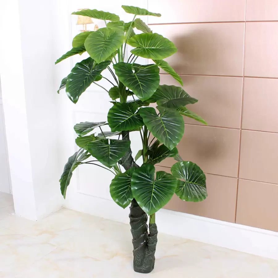 Artificial Alocasia odora Plant, without Pot, 150cm Green