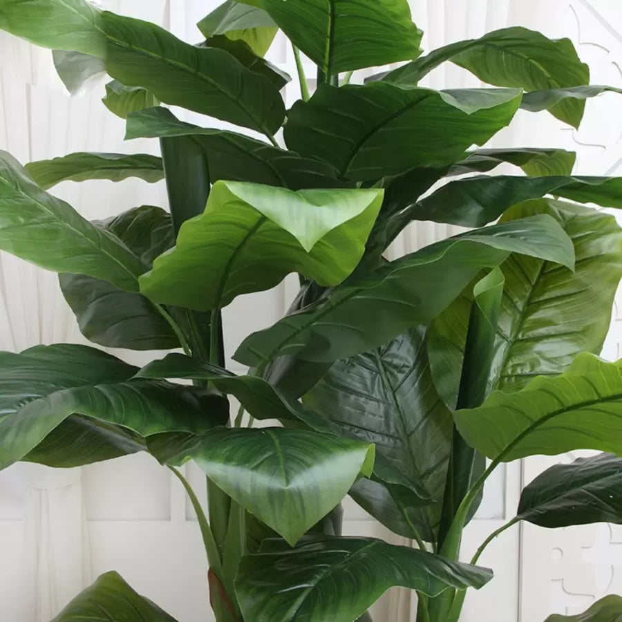 Artificial Japanese Banana Plant, 4 Branches, without Pot 180cm Green
