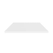 Square shower tray 90x90 cm, slim 3 cm, glossy white