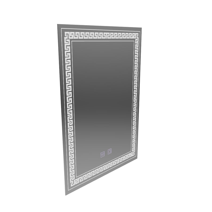 Rectangular LED mirror, 60x80cm, Touch Vivido, Demister System, Dimmable