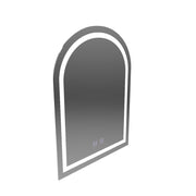 Arched LED mirror 60x80cm, Arco Touch, Demister System, Dimmable