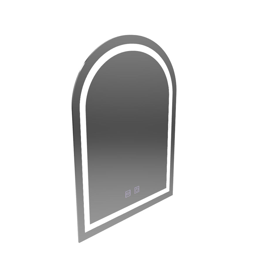 Arched LED mirror 60x80cm, Arco Touch, Demister System, Dimmable
