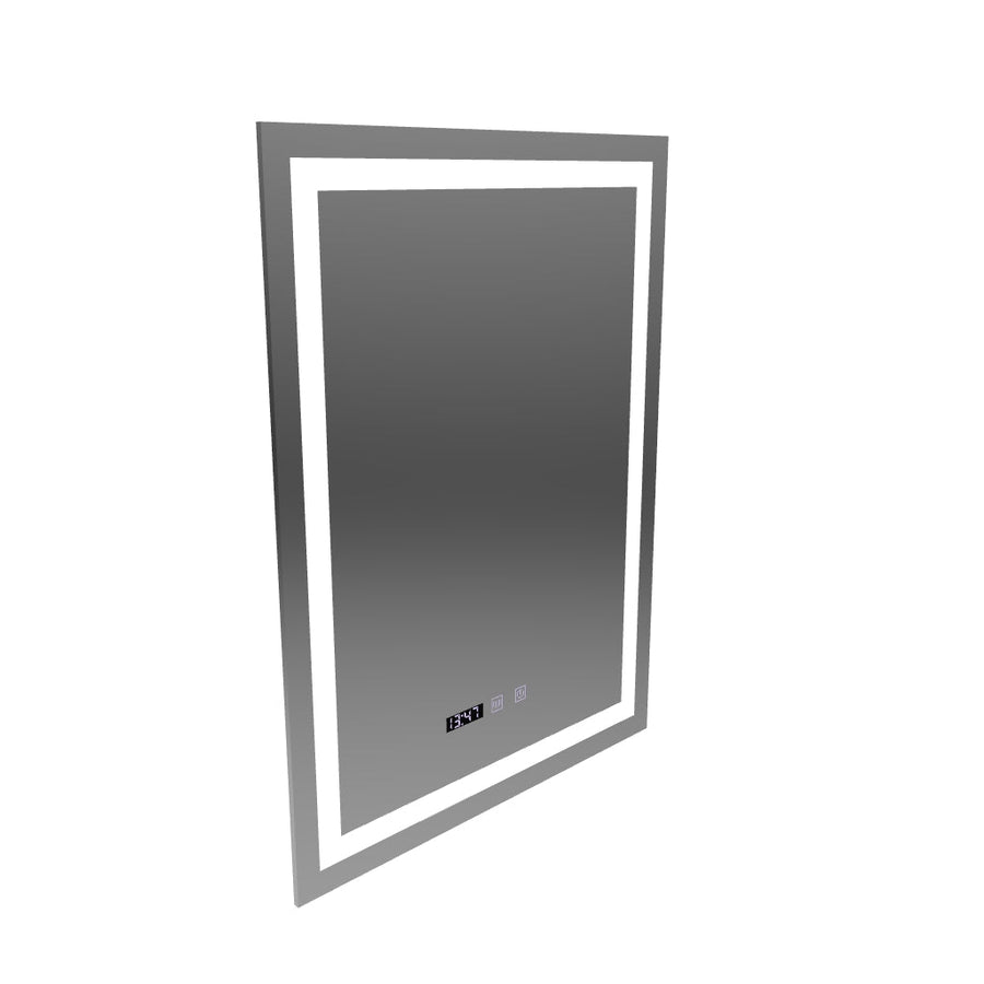 MODENA Touch LED mirror De-fogging system, Clock and Temperature 60x80 cm