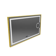 Mirror LED rectangular 50x70cm ECLAT MOTIONGLOW MARCELLO DISPUTS & TERMETER LUBA COSMETICA DIMABIL