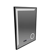 MotionGlow Sensor LED Mirror Francesca 80x60 cm Warm/Cold/Neutral Light Dimmable Defog System Thermometer Clock Marcello Funghi Collection