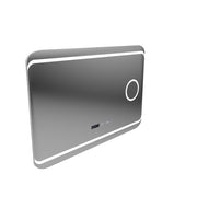 Rectangular LED mirror, 120x80cm, Definition MotionGlow Marcello, Demisting System, Clock & Thermometer, Cosmetic Magnifier, Dimable