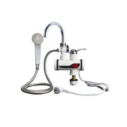 Instant Electric Hot Water Faucet, LCD Display, White, LZ010LY