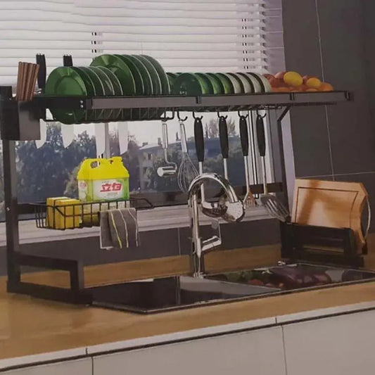 Sink Drainer, Stainless Steel SUS304, Black, OD/SK001