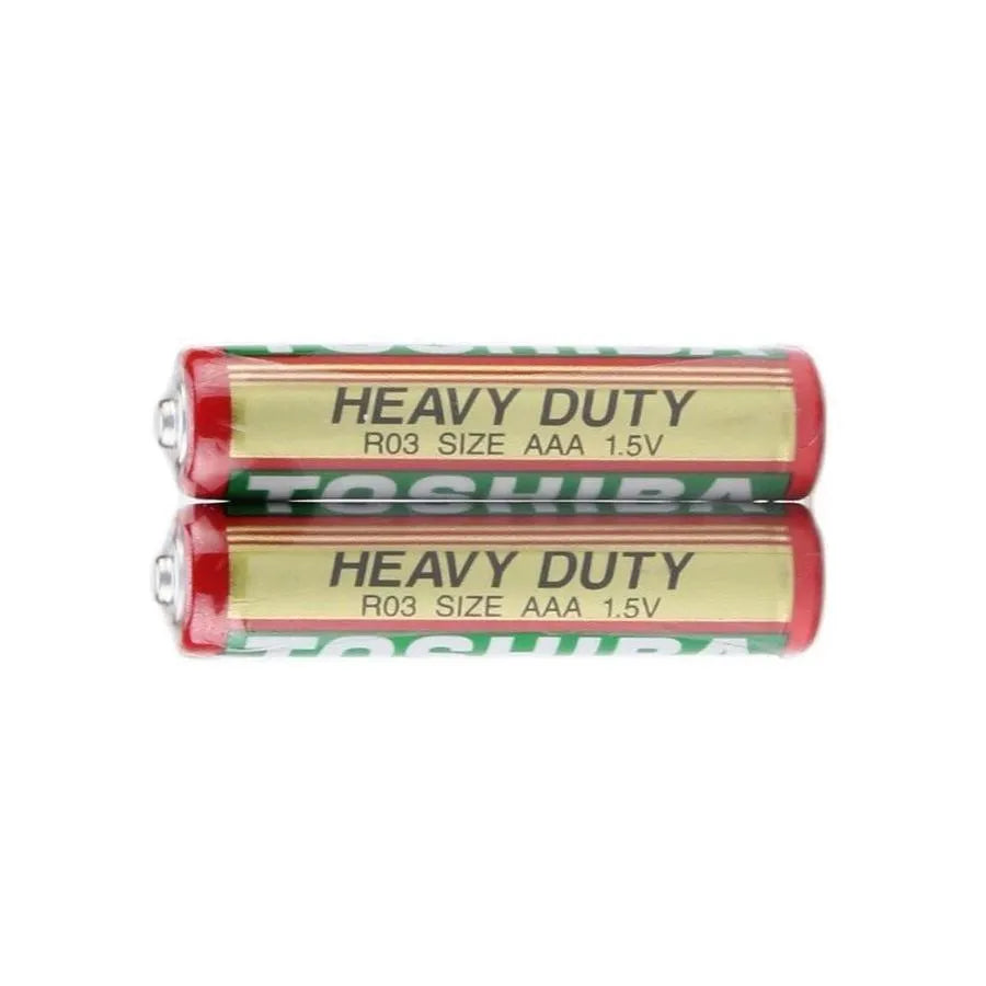 Set of 2x Toshiba R3 batteries, AAA