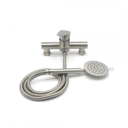 Faucet and Hose Set, SUS304 Stainless Steel, Satin, LY011 Faucets & Shower Columns Default Title Alessandro Design