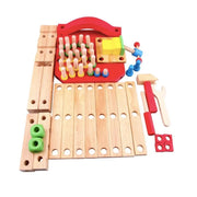 Little Craftsman Chair Toy Set, 48 Pieces, Wood