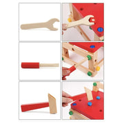 Little Craftsman Chair Toy Set, 48 Pieces, Wood