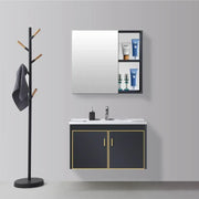 Bathroom Furniture Set, Black, PVC, T346/60