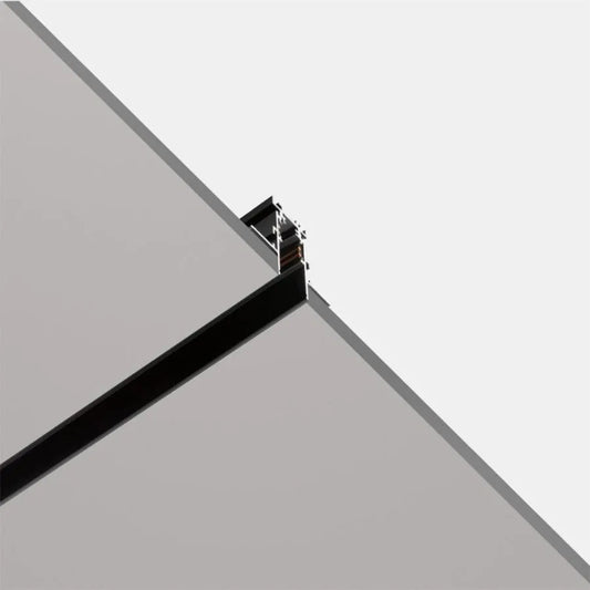 Magnetic Recessed Track for Projectors, 1m, Black