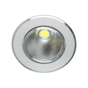 Recessed LED Spot, 5W, Metal, Silver