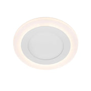 Round LED Spot, 9W, 3000K/6500K, Three Functions, Recessed, White