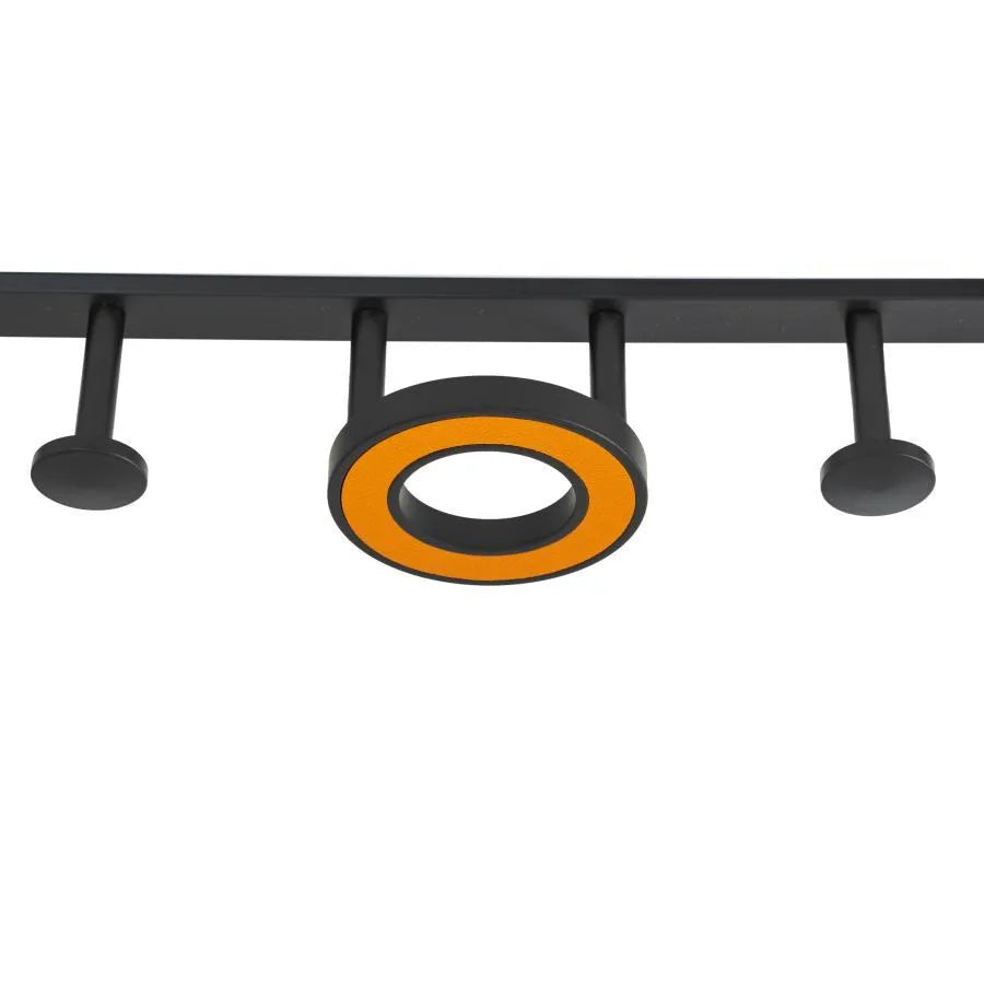 Towel Rack and Bathroom Accessories Black Orange GJ619