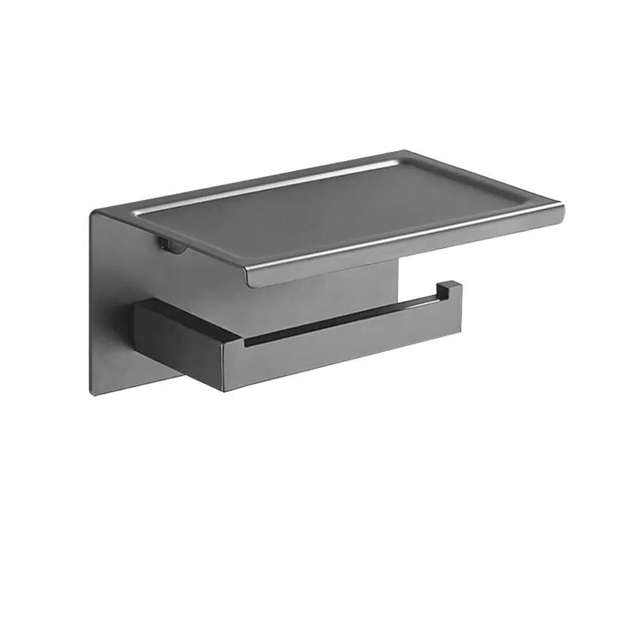 Toilet Paper Holder with Phone/Perfume Holder Gray GJ617