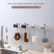 Multifunctional Holder, Gray, Self-adhesive