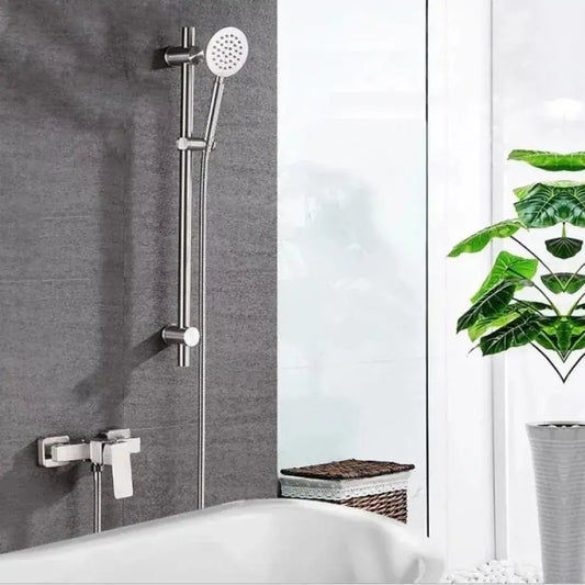 Shower Head Holder, SUS304 Stainless Steel, Satin Finish, PJ009